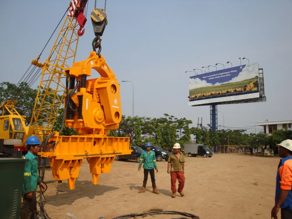Crane Mounted Electric Vibro Pile Drive Hammer For Driving Casing Buy