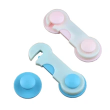 2pcs lot Child Kids Baby Safety Protection Multifunctional Safe Drawer Cabinet Cupboard Fridge Door Latch Lock