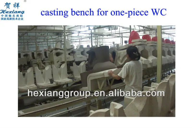 
Battery ceramic making machine for one-piece WC 