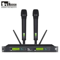 

Professional Dual Channel True Diversity UHF Wireless Microphone for performance