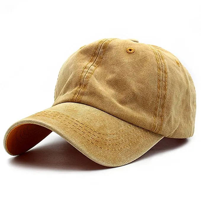 yellow baseball caps wholesale