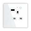 Smart home automation wifi socket in wall UK standard outlet plug switch smart phone APP remote control for smart hotel room
