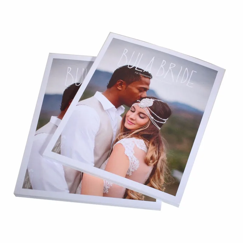 
cheap fashion full color monthly magazine book printing service 