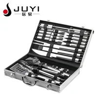 

Factory Amazon hot sale stainless steel 26pcs bbq grill tools set