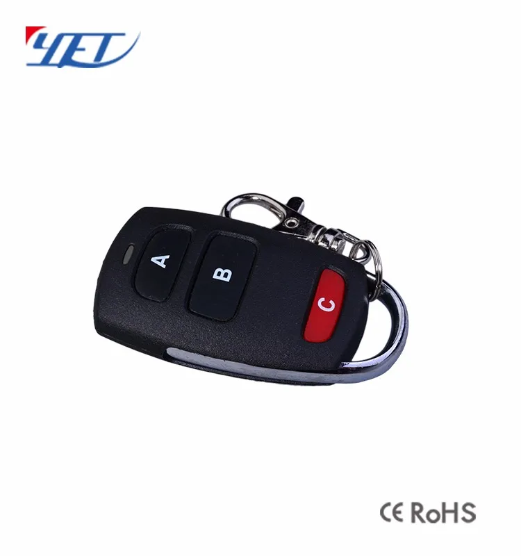 Waterproof Rf 4 Button 433mhz 315mhz Learning Rolling Copy Code Power Gate Remote Control Yet084