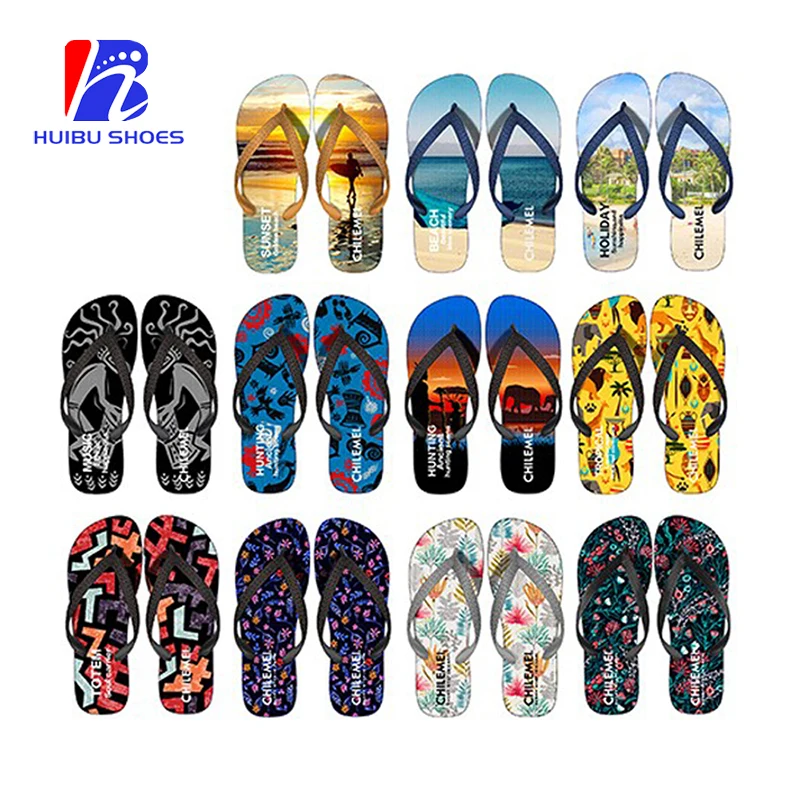 
China Wholesale Eva Simple Slippers Custom Shoes Footwear Men Beach Flip Flops 