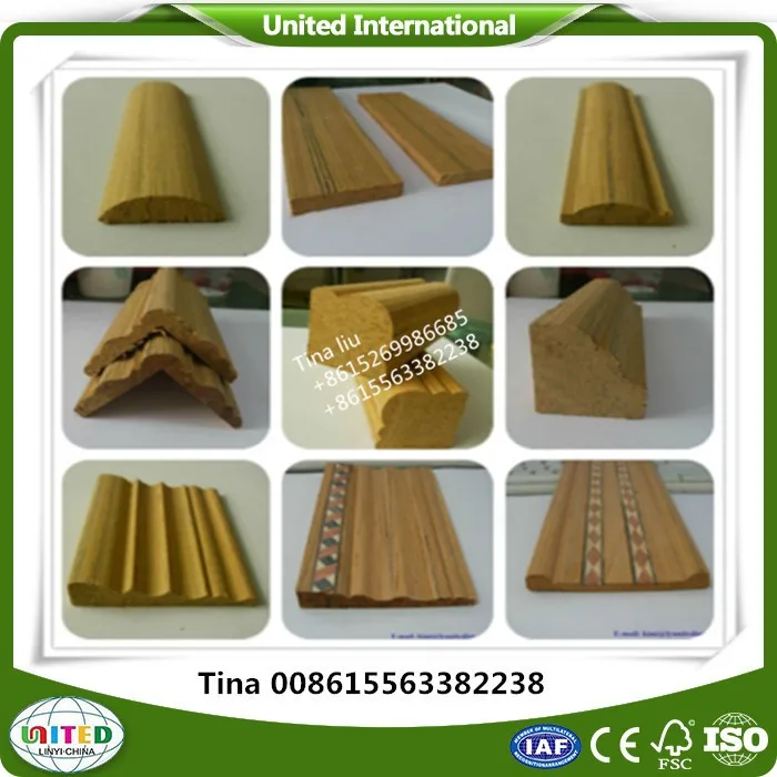 decorative half round teak wood moulding