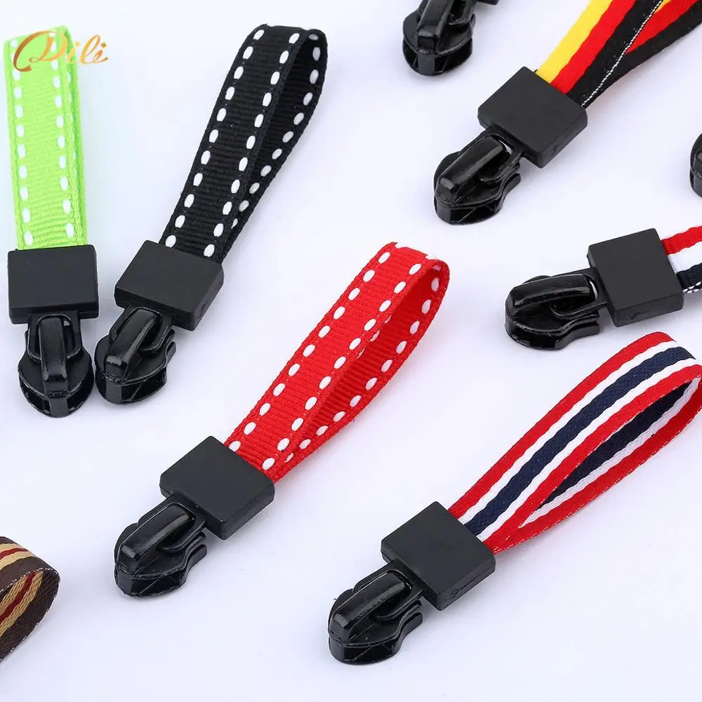 

High Quality No.5 Zipper Head for Bag With Printed Webbing Zipper Slider With Ribbon Clothing, Stock available colors