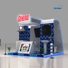 Glass&aluminum&MDF panel,Aluminum&MDF Material exhibition booth for trade show