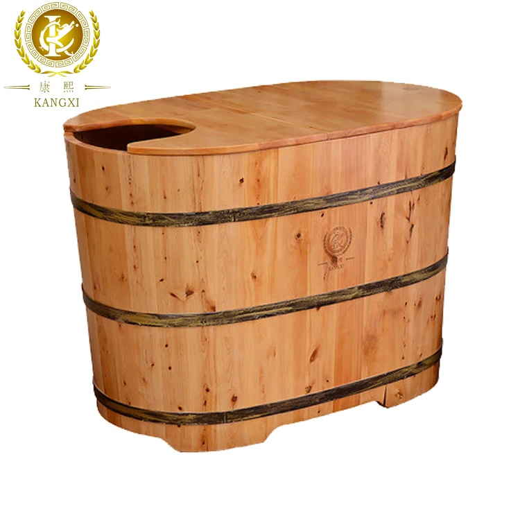 Home Sauna barrel wooden steam bath tub for one person