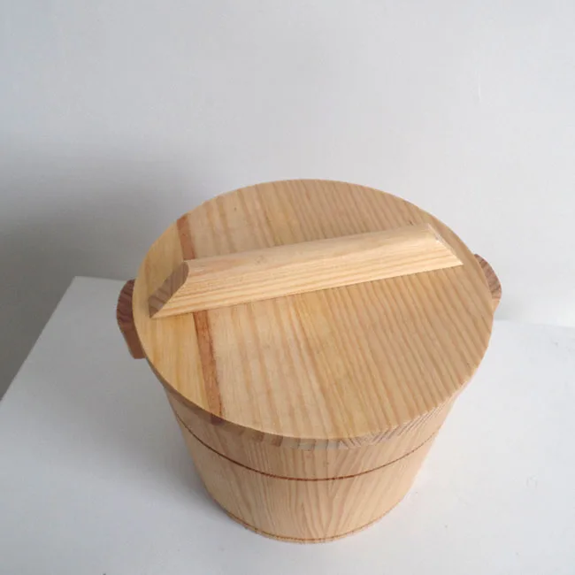 Natural Wooden Barrel Bucket For Steaming Rice Buy Wooden Rice Bucket