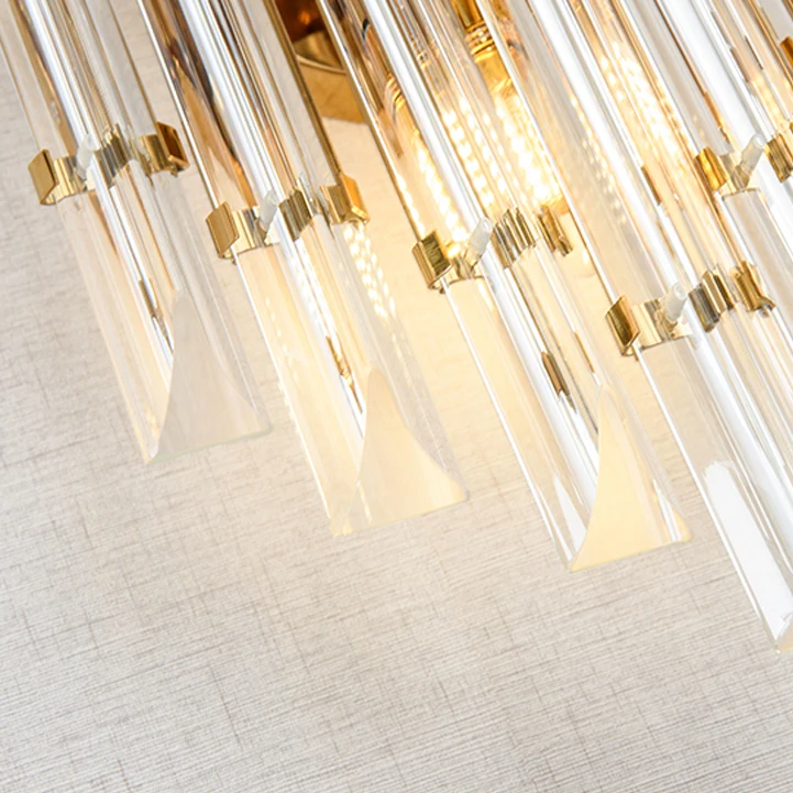 
Postmodern Crystal Stainless Steel Wall lamp Wall Light Wall Sconce For Foyer Bedroom Corridor 