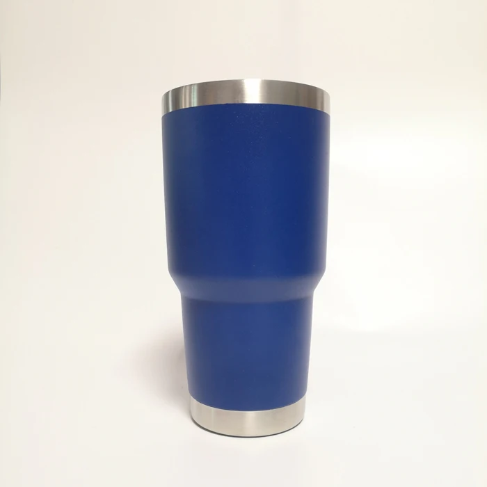 

30 oz Custom vacuum insulated stainless steel double walled rtic thermal sport outdoor tumbler coffee travel cup