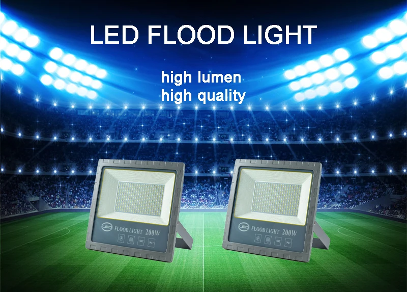 10W 50W 100W 200W ip66 waterproof led light smd aluminum housing soccer field light led flood light