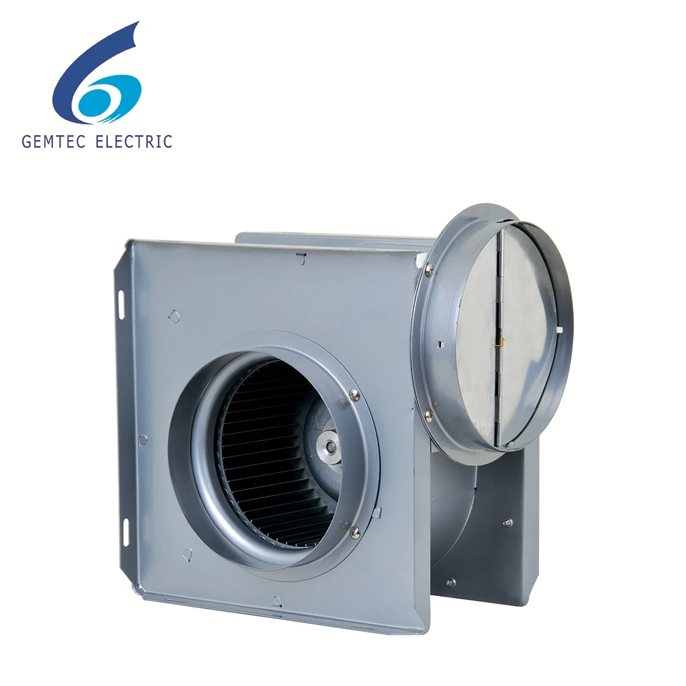 Axial And Centrifugal Flow Metal In-line Duct Fan With Overheat ...