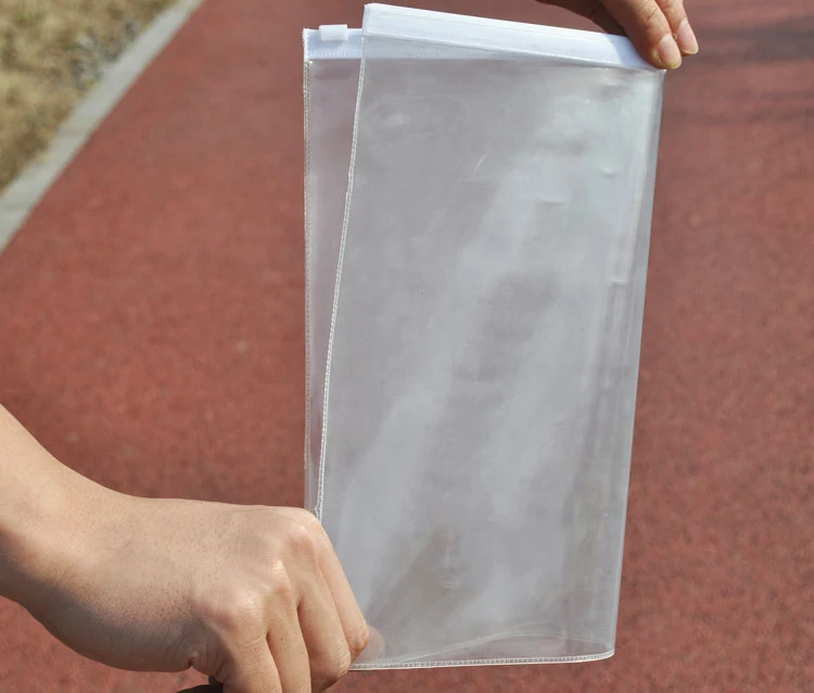 Good quality transparent ziplock PEVA zipper storage pouch toy gift bags