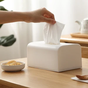 Image of Home and office use plastic custom tissue holder tissue box