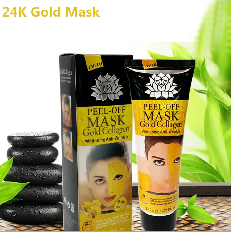 

Wholesale fashion top selling 24k gold mask beauty mask for anti wrinkle moisturizing and whitening