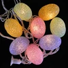 Easter Egg Sparkling String Light Set, 10 Lighted Eggs, Plug-in