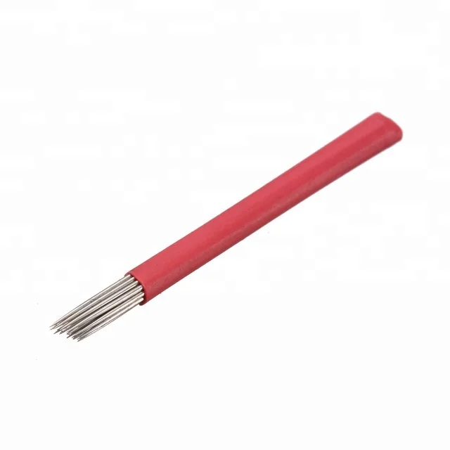 

New Arrival 3D Eyebrow Embroidery 19 Needles Bevel Round