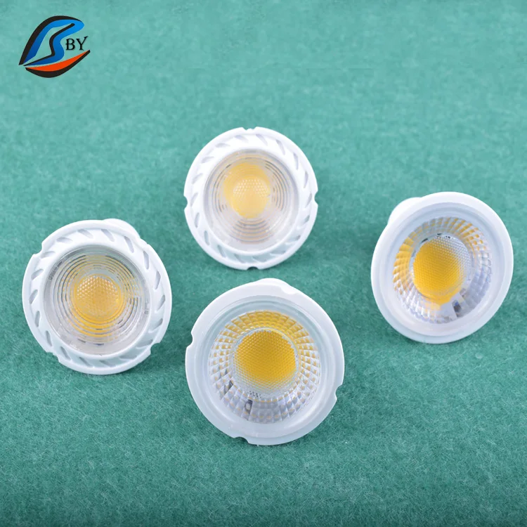 cob spotlight dimmable aluminum mr16/gu10 led cob spot light 5w 230v ra>80