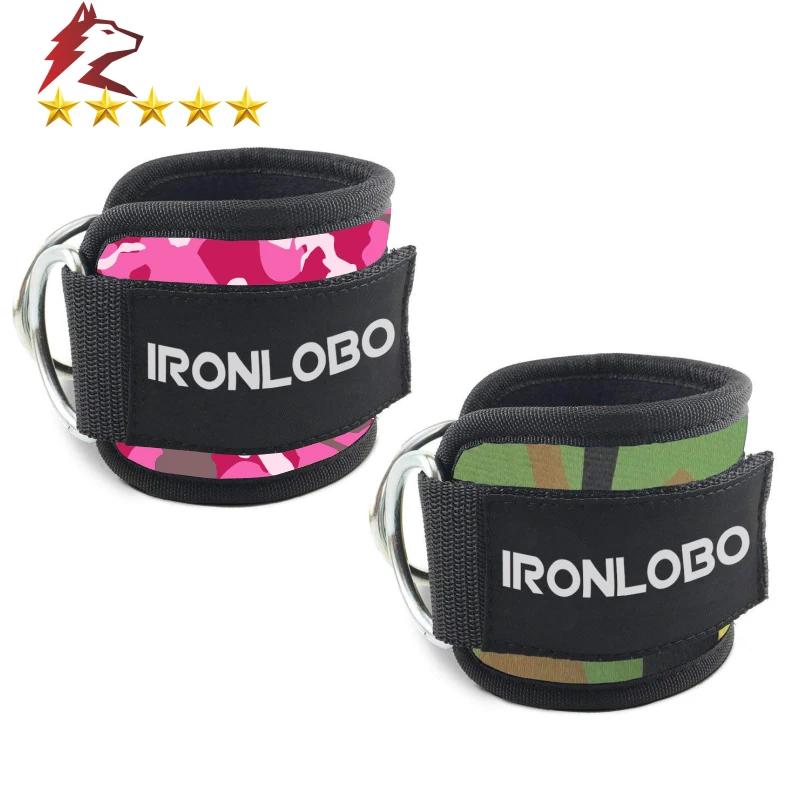 

Custom Logo Colors Workout Fitness Ankle Straps, 10 colors/custom