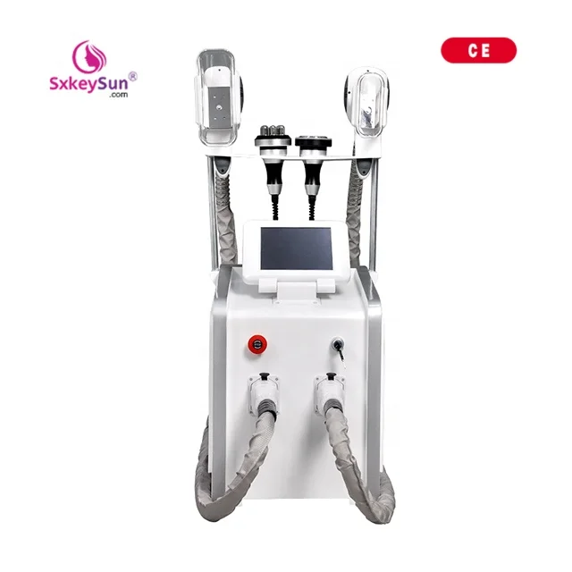 

freezefat anti-freezing membrane cryo machine/ cryo frequency machine/cryo slimming weight loss 4 frozen heads + RF head + 40k