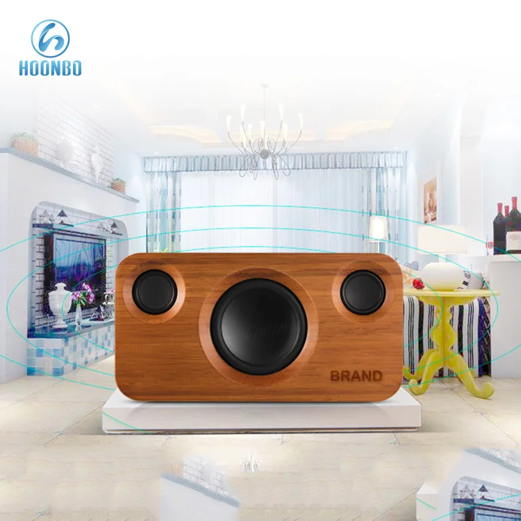 Retro Style Unique Design TWS Wooden Portable Bluetooth Speaker Bamboo