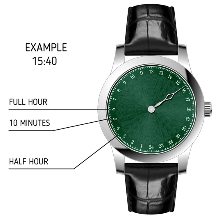 men's single hand watch