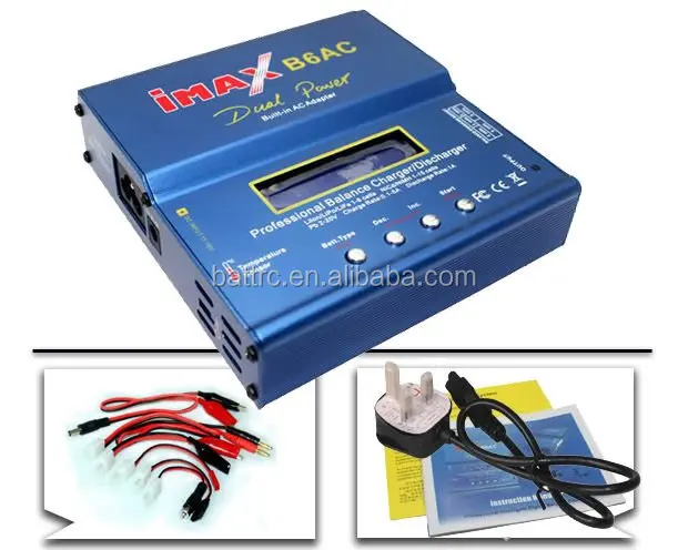
iMAX B6AC 80W 6A Updated Balance Charger Discharge for Lipo/Li-ion/LiFe/NiMh Battery 