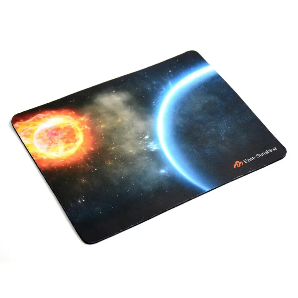 

Custom printed Full scale pattern microfiber Cloth covered mouse pad for work, Orange, green, grey blue,etc.