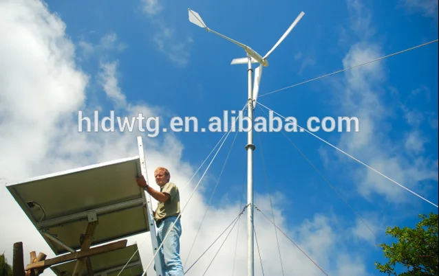 Generators Wind Turbine 2kw 3kw 4kw 5kw for Solar Hybrid System 48v