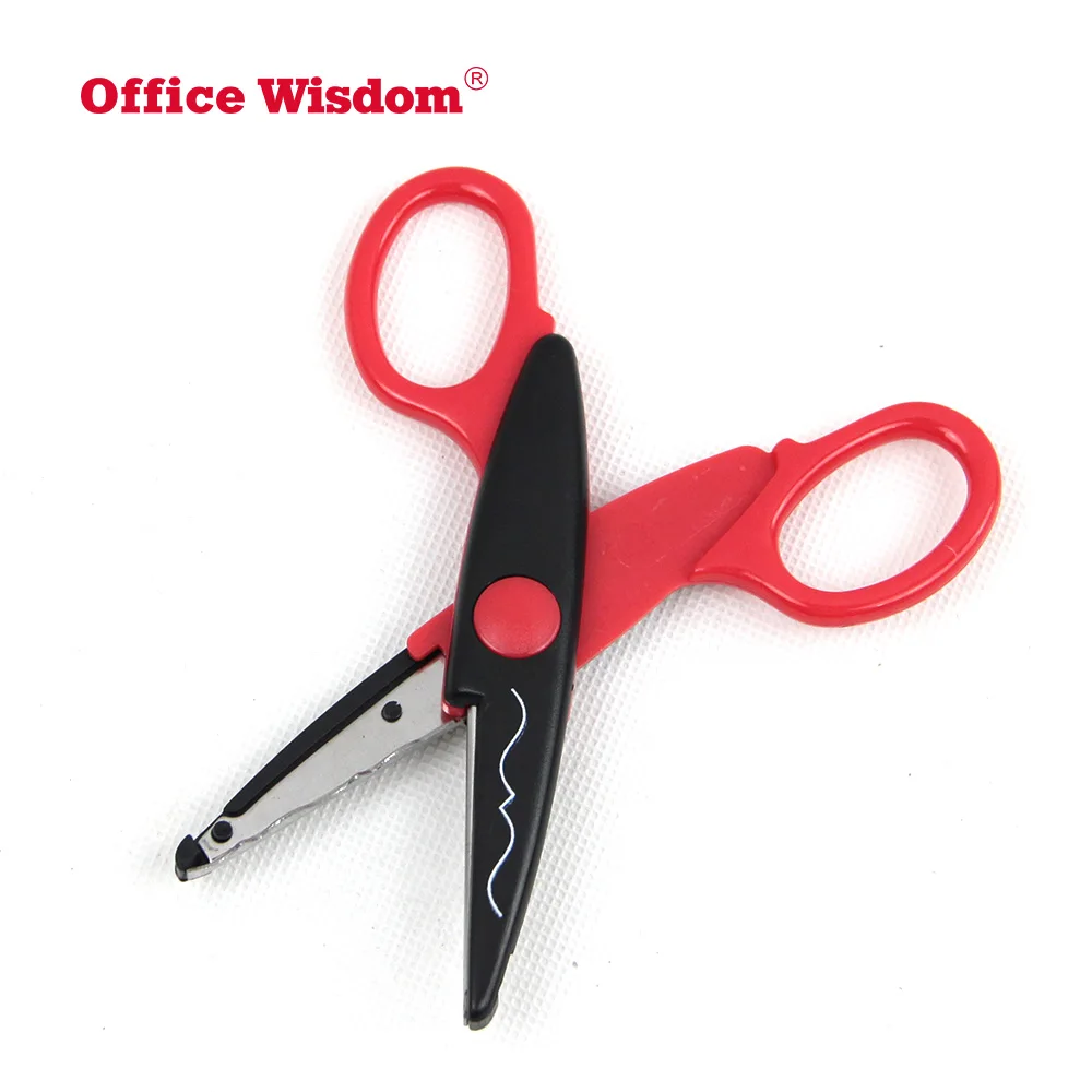 Hot Selling Diy Craft Decorating Scissors/ Big Wave Scissors For