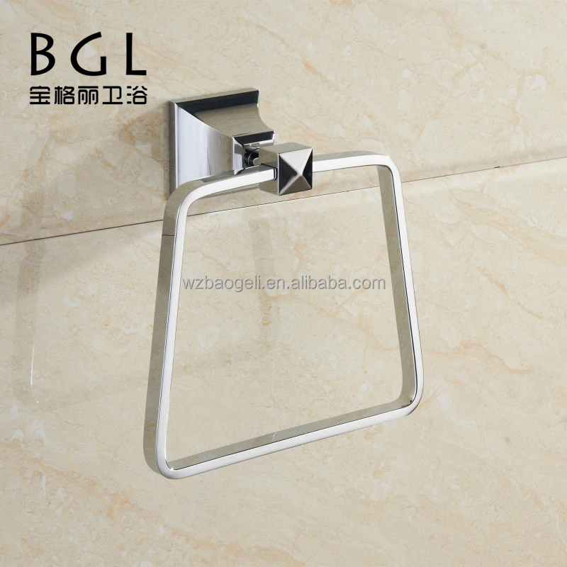 
Euro style bathroom accessories fittings chrome towel rings holder 