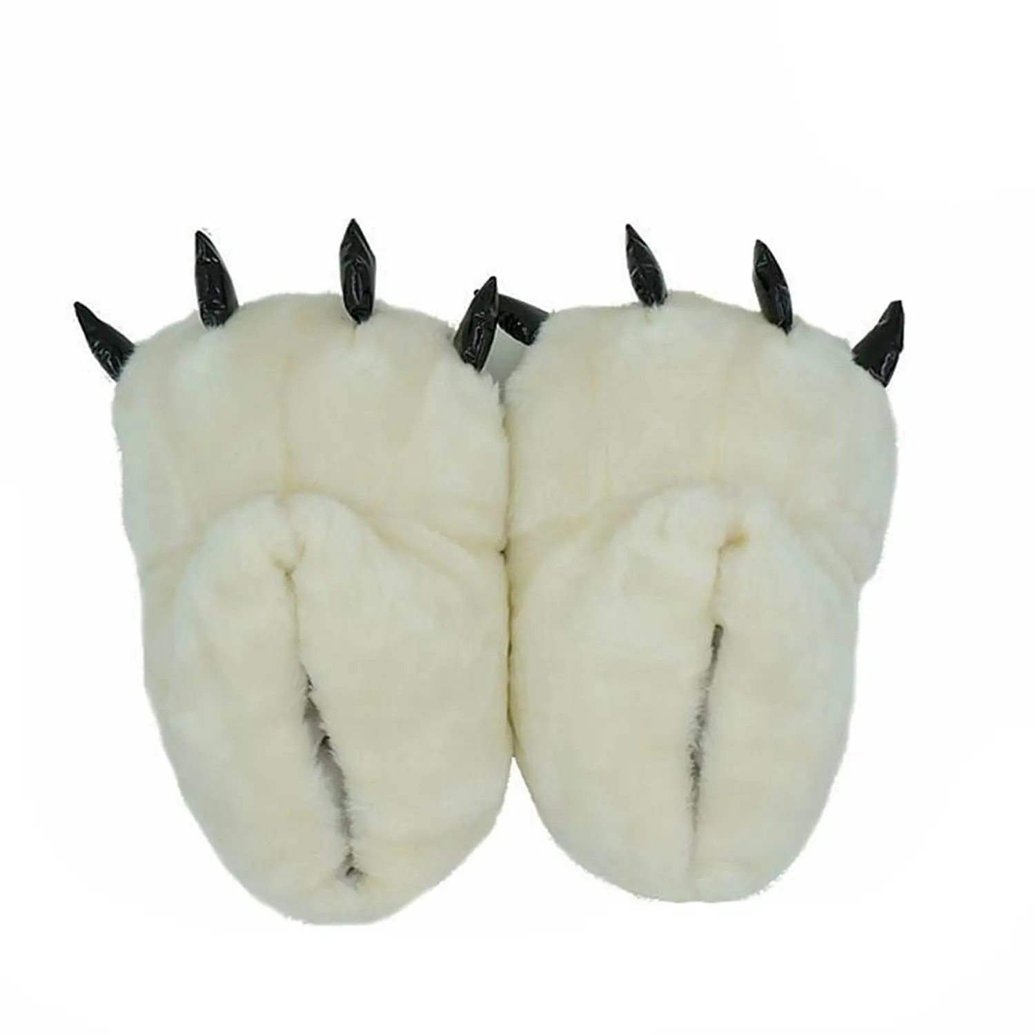 polar bear paw slippers