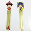 High quality couples soft enamel custom metal bookmark for gift
