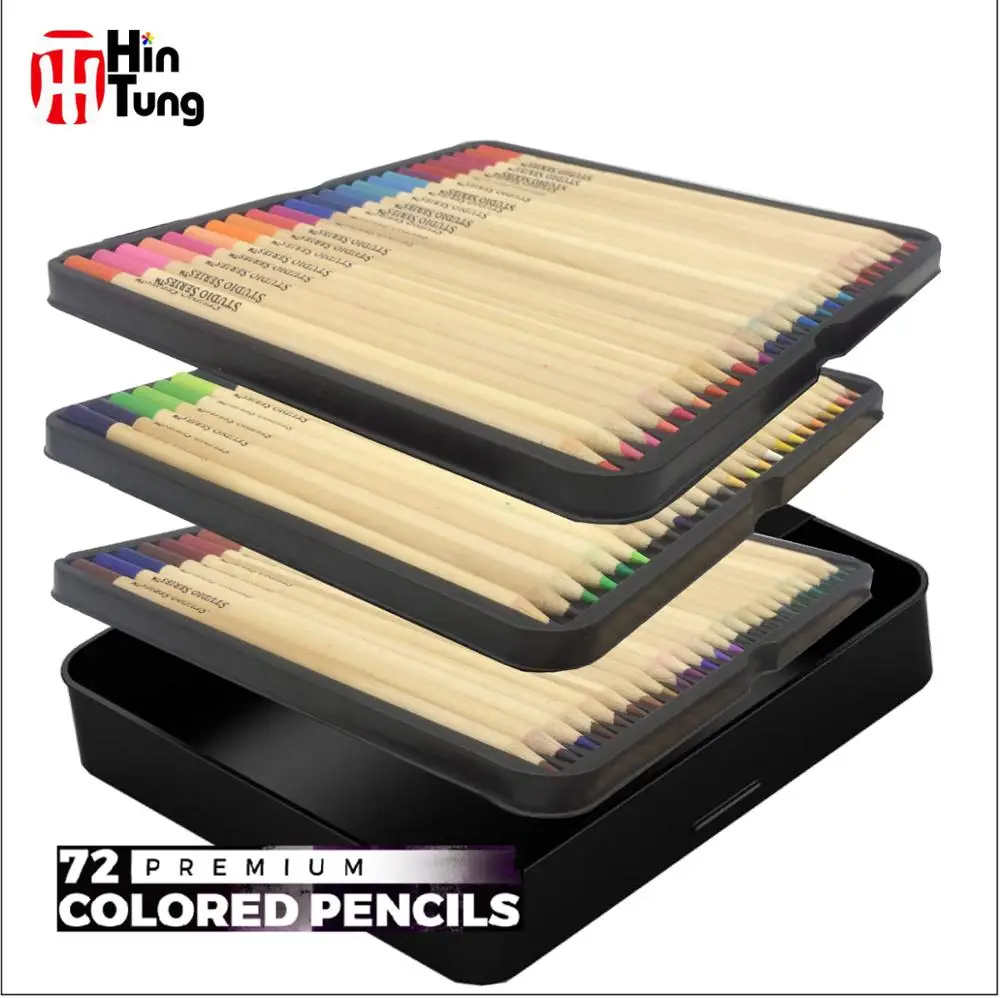 72pcs Premium Colored Pencils In Tin Box Buy Colored Pencil,Colored