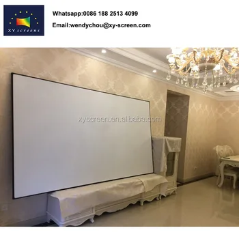 16 9 Retractable Movie Projector And Screen With Aluminum Framed