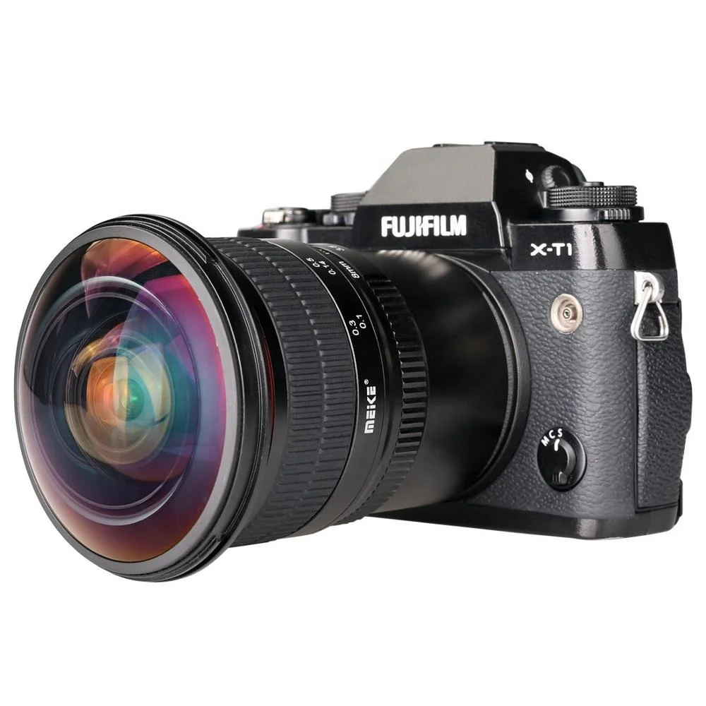 

Wholesale lens with 8mm f/3.5-22 fisheye lens for dslr camera, Black