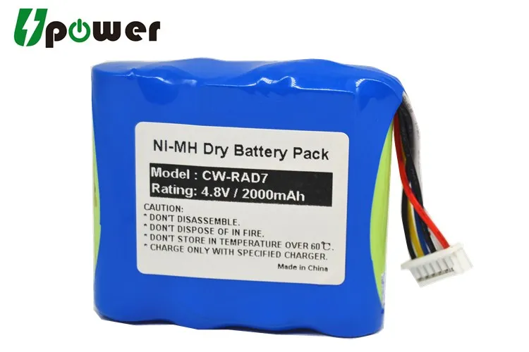 Pulse Oximeter 4.8v Nimh Battery 2000mah Replacement Battery For