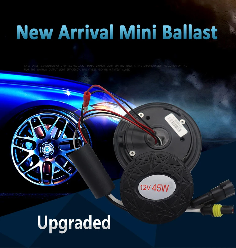 Hid Ballast 45w New Design Round Shape Mini Hid Ballast Hid For Car