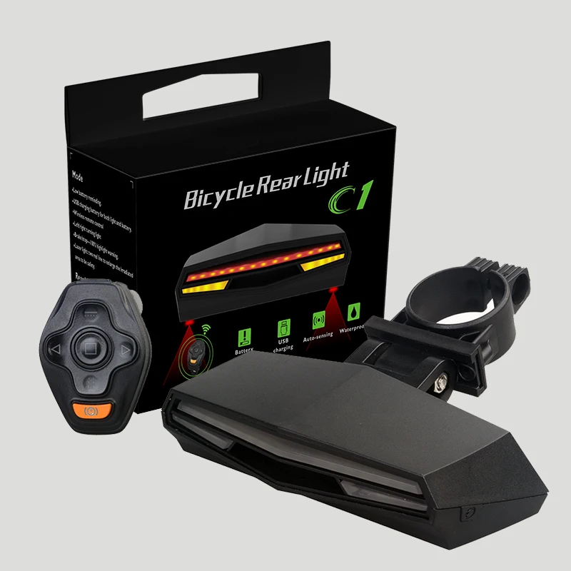 

Omni Outdoor Cycling Safety Bicycle Rear Lamp Laser Bike Tail light LED wireless remote control