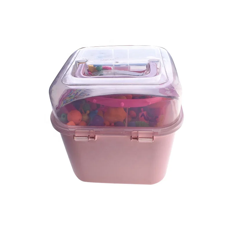 

550pcs silicone beads Pop beads jewelry making kit, N/a