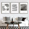Black and White Abstract Tree Rings Canvas Paintings Modern Nordic Wall Art Poster Print Pop Pictures Home Decor