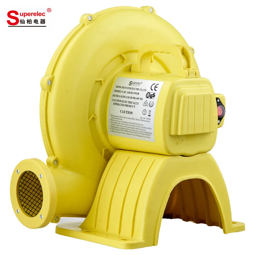 350w/0.5hp Inflatable Blower Bounce House Blower Motor Electric Blower ...