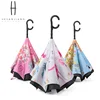 easily stock buy 25inches automatic open double layer reverse inverted windproof umbrella