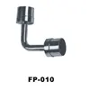 Make custom 304/316 plexiglass deck railing round connector stainless pipe elbow casting joint for wrought iron balcony railing