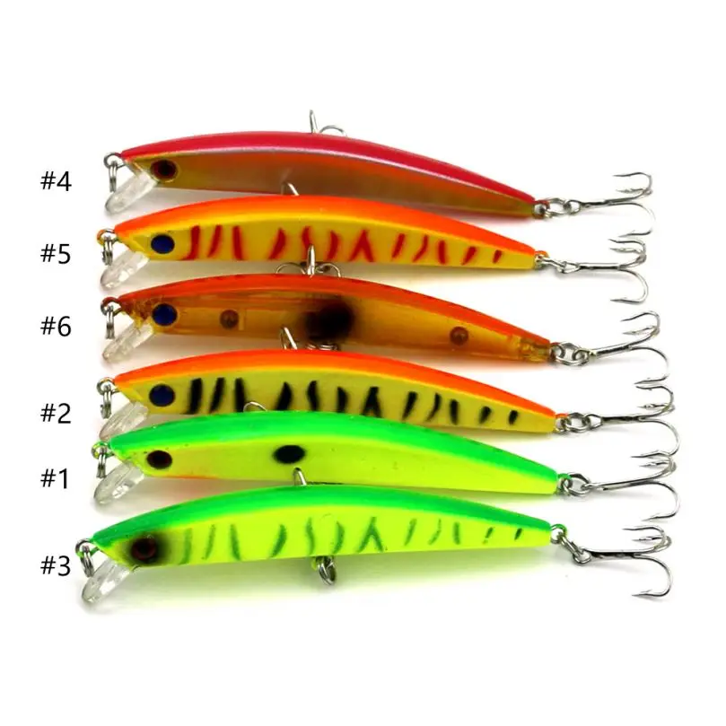 

Minnow Slender Bait Mino MI001 Wobbler Lure 9.5cm 7.2g fishing lure minnow trap, 6 colours available/unpainted/customized