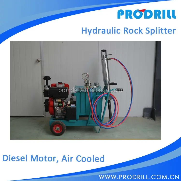 
42-45mm core PD42-350 hydraulic rock crack machine, concrete and stone splitter for mining 