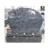 Chinese Factory Machinery Cutting Bahama Blue Granite Headstone
